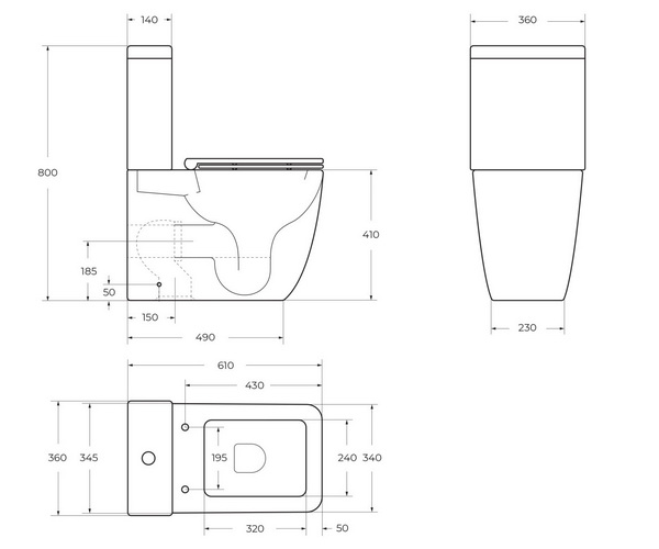 унитаз BELBAGNO LUCE-TOR